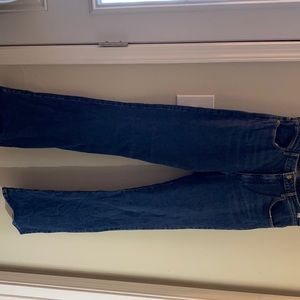 Wrangler flare, high rise jeans